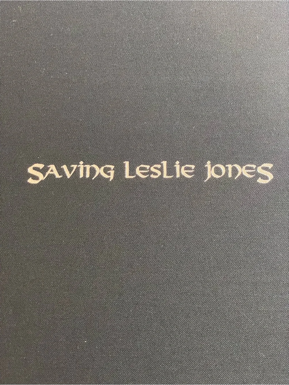SIGNED Hardcover Saving Leslie Jones by Jon Kral Horse Photography Book